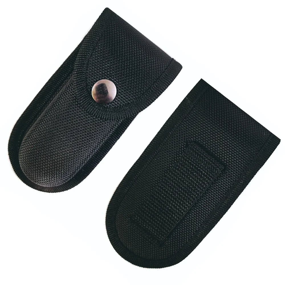 Edc Everyday Carry Knives - Large 13CM Black Belt Nylon Bag