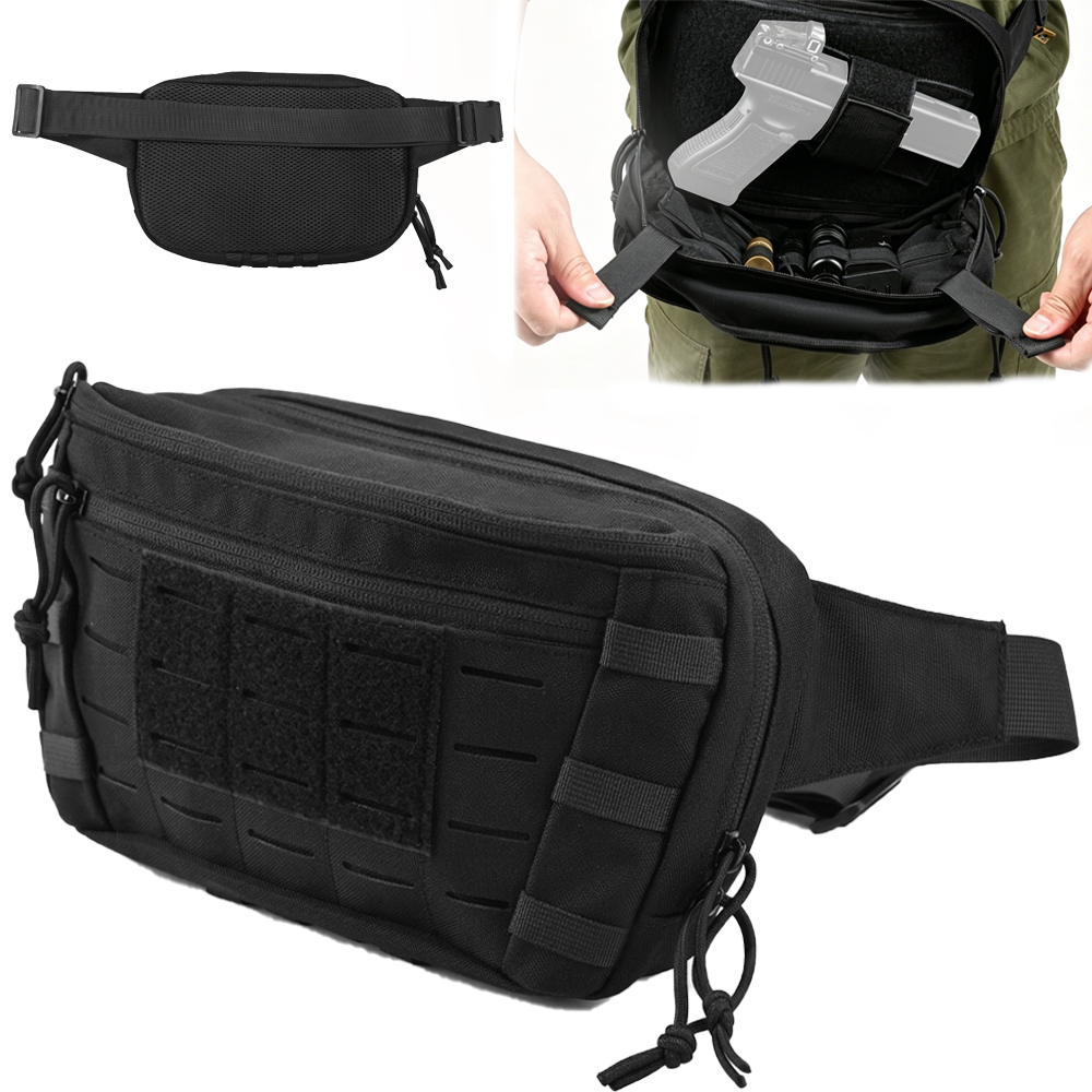 Edc Carry Handgun - Tactical Pistol Waist Bag CCW Fanny