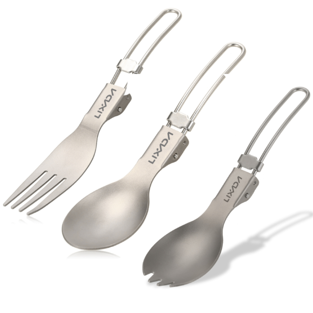 Edc Everyday Carry Knives - Lixada Titanium Folding Fork Ultralight Outdoor