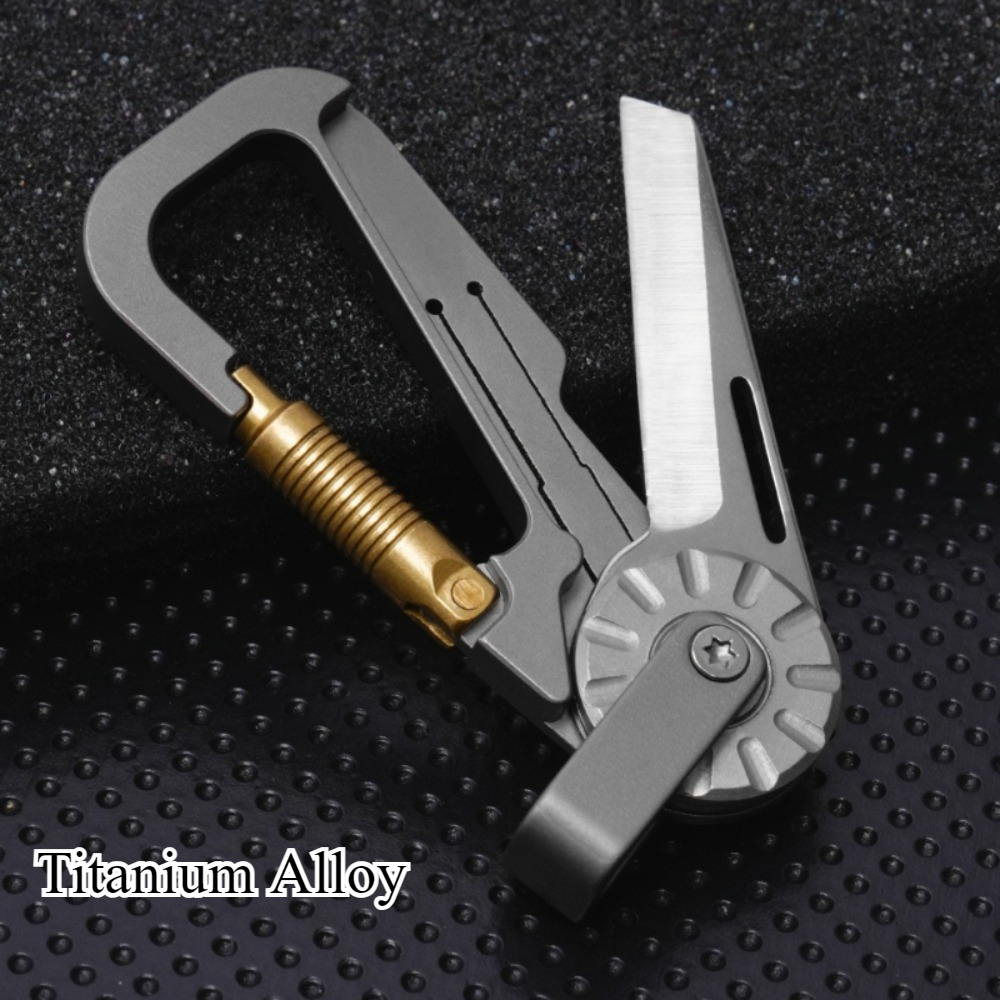Edc Car Carry - New Mini Titanium Alloy Keychain Car