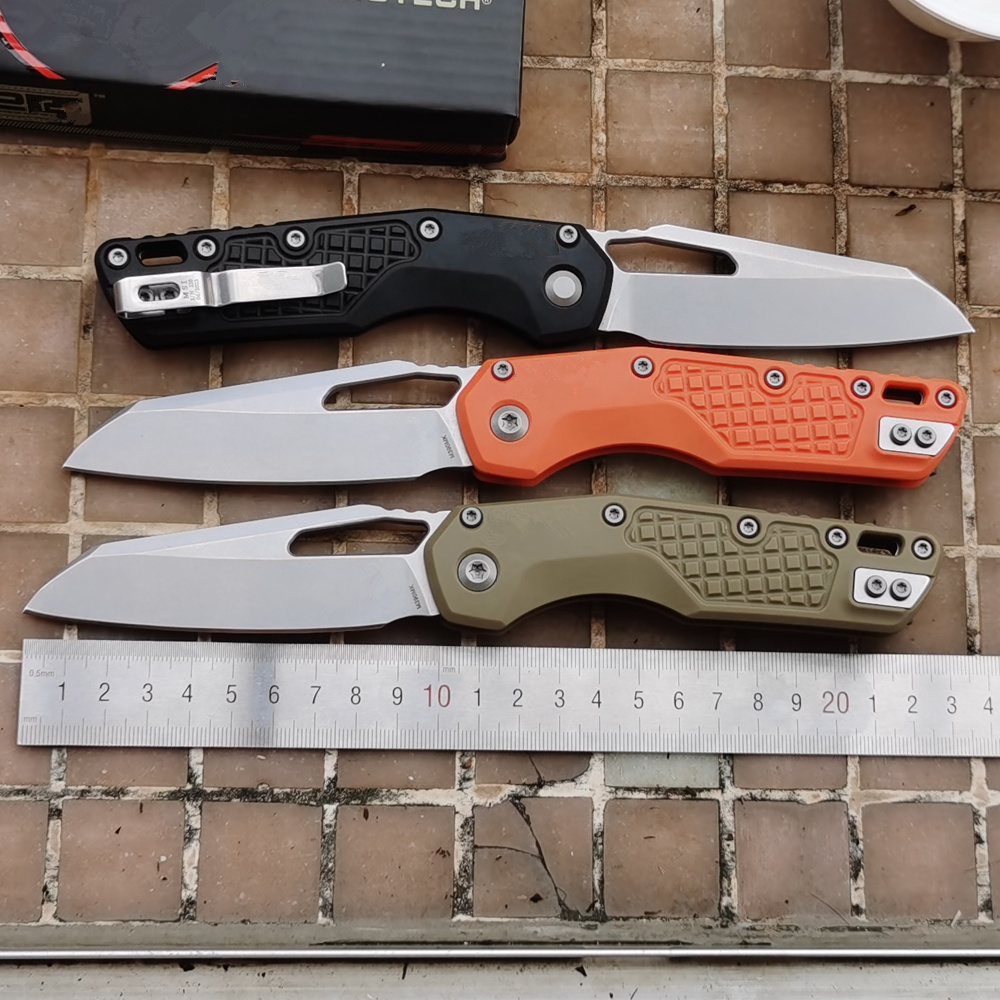 Edc Carry Pocket Knife - JUFULE Nylon Handle MT210 Deep Carry
