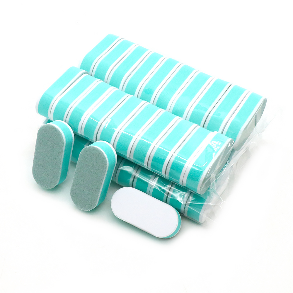 Nail File Titanium - 10/60/120pcs Mini Nail Buffer File Block