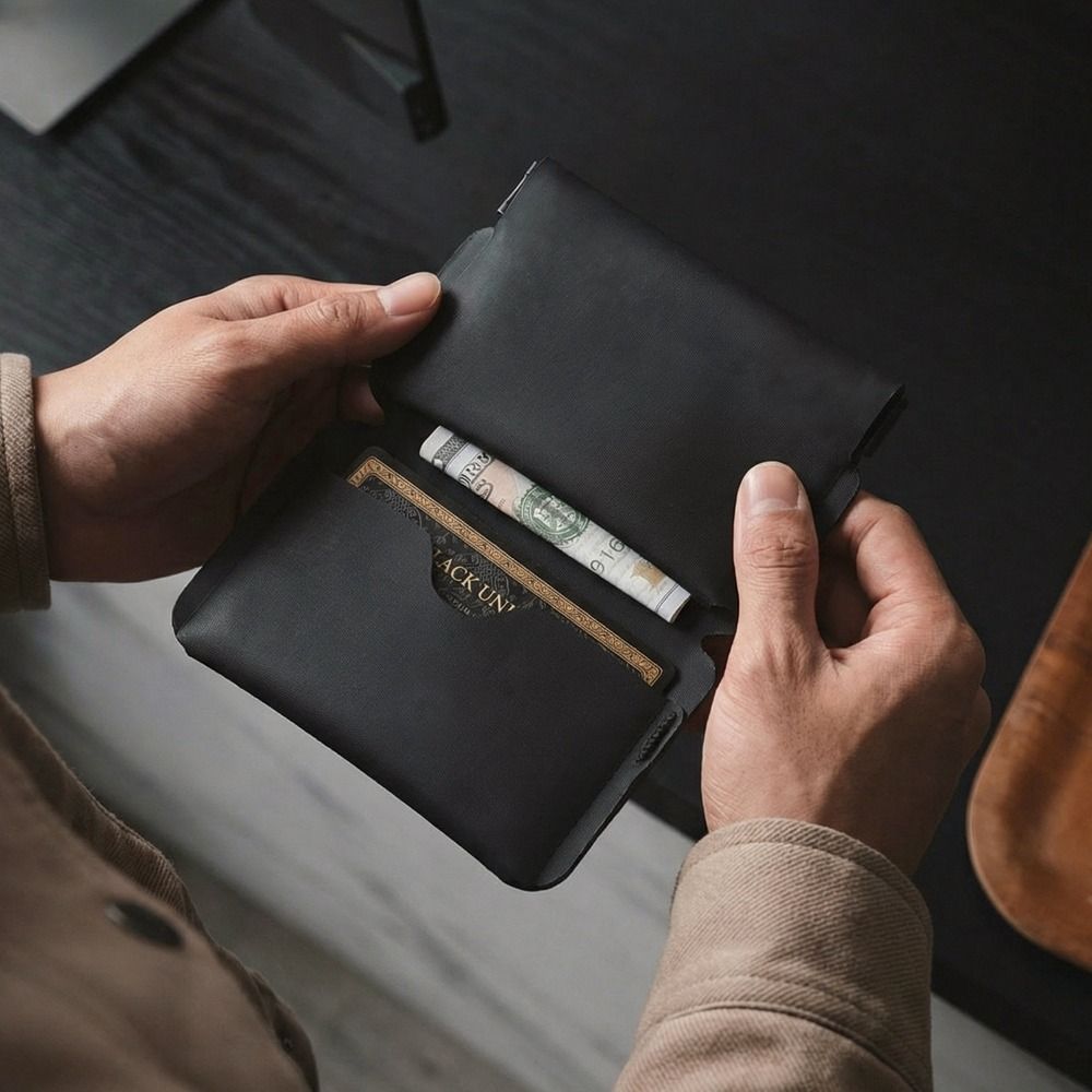 Edc Carry Coins - Ultra-Light Mini Folding Wallet Magnetic Buckle