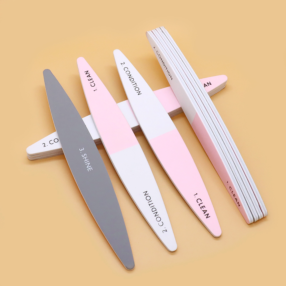 Nail File Titanium - 30Pcs Three Sided Nail Buffer File
