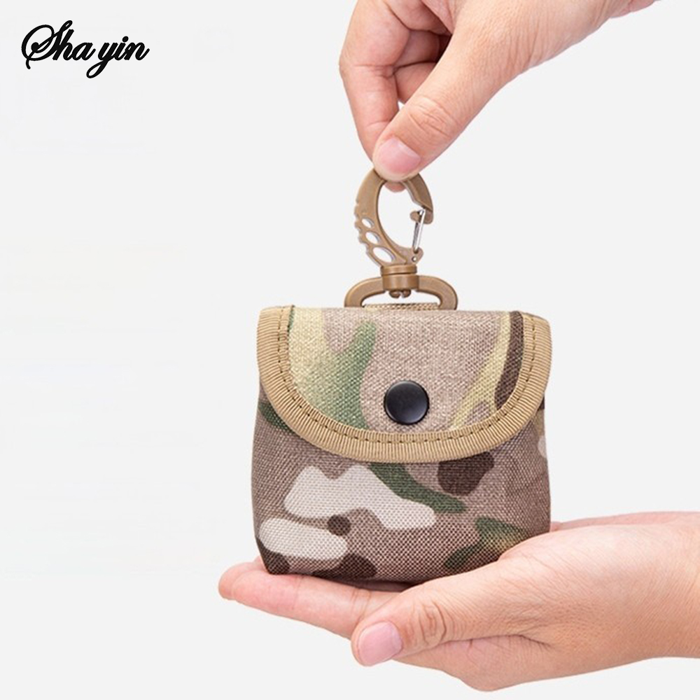 Edc Carry Coins - Waterproof Camp Mini Oxford Fabric Keychain