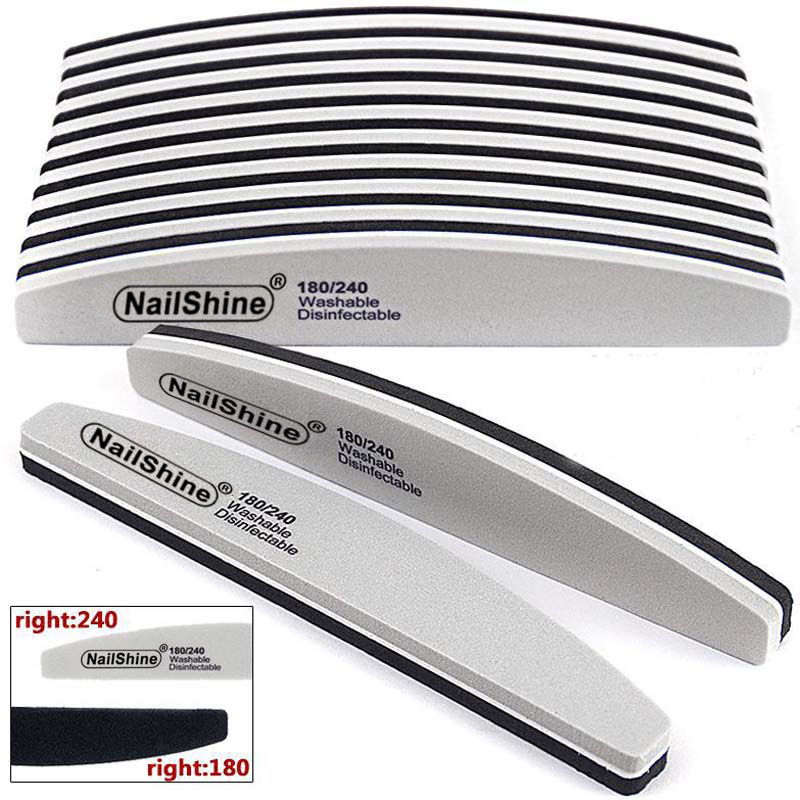 Nail File Titanium - 5pcs Sponge Block Nail File 180/240
