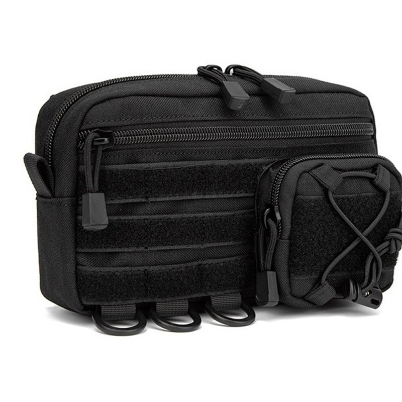 Edc Front Carry Bag - MOLLE Horizontal Tactical Admin Pouch Front
