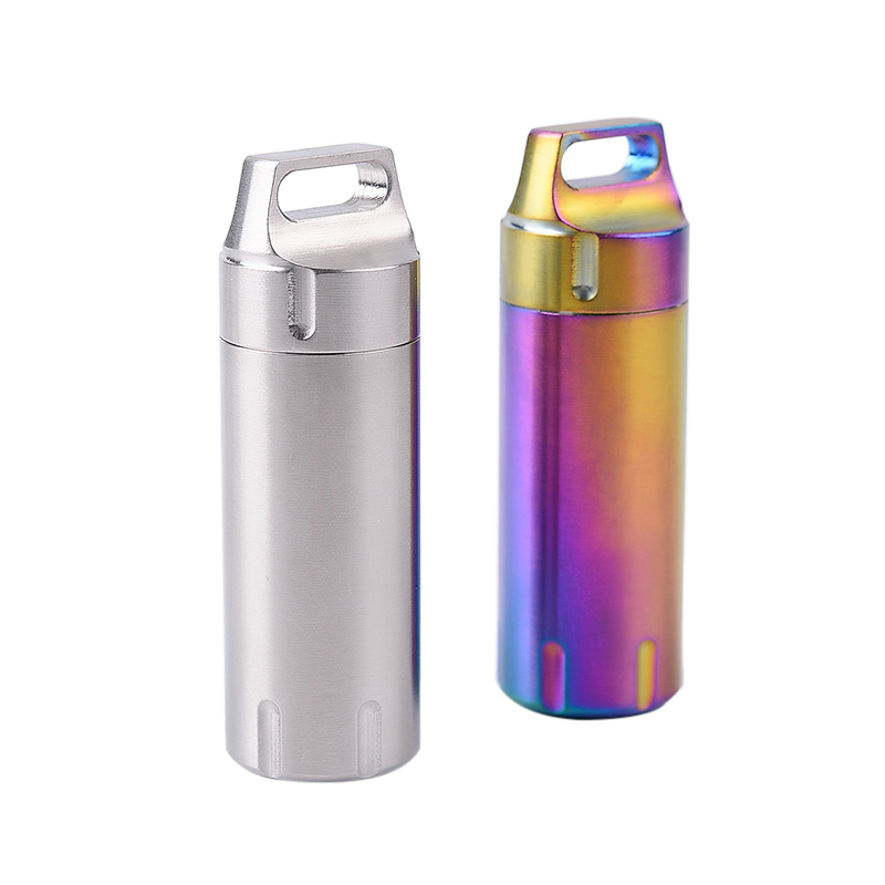 Pill Fob Capsule - Airtight Watertight Storage Container Dry Box