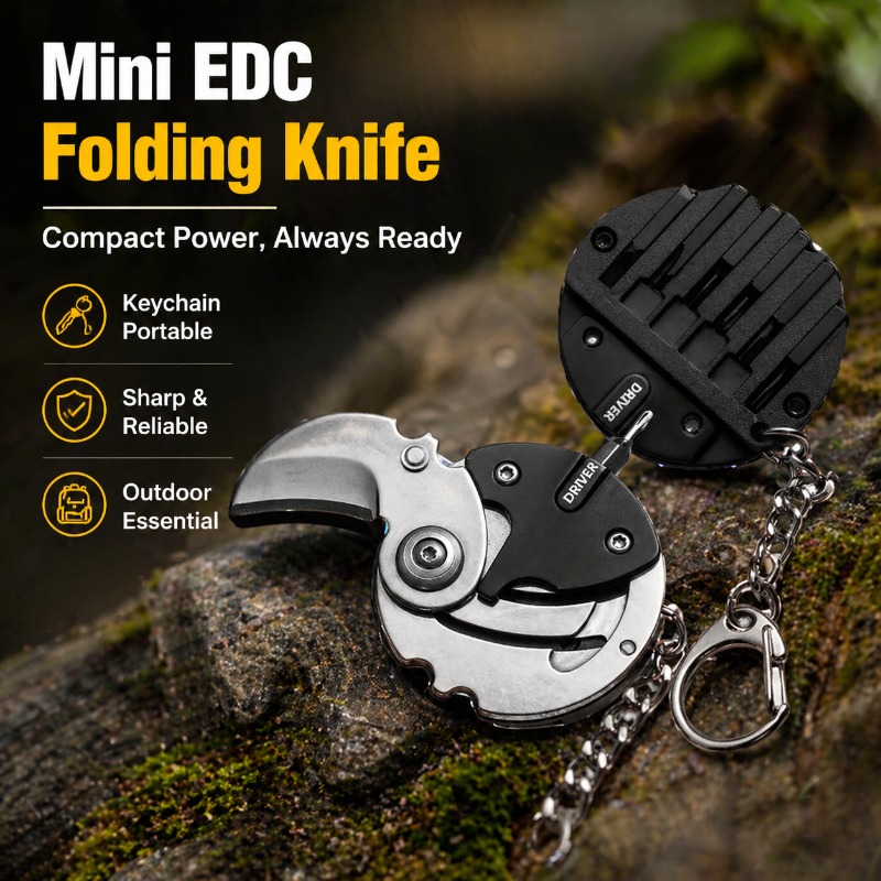 Edc Carry Coins - Coin Pocket Outdoor Folding Knife Sharp