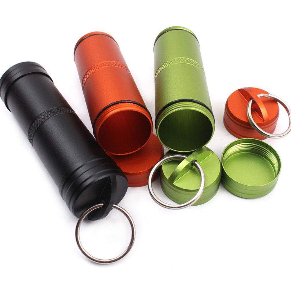 1Pcs Waterproof Pill Holder Al - Pill Fob Capsule 评论和价格