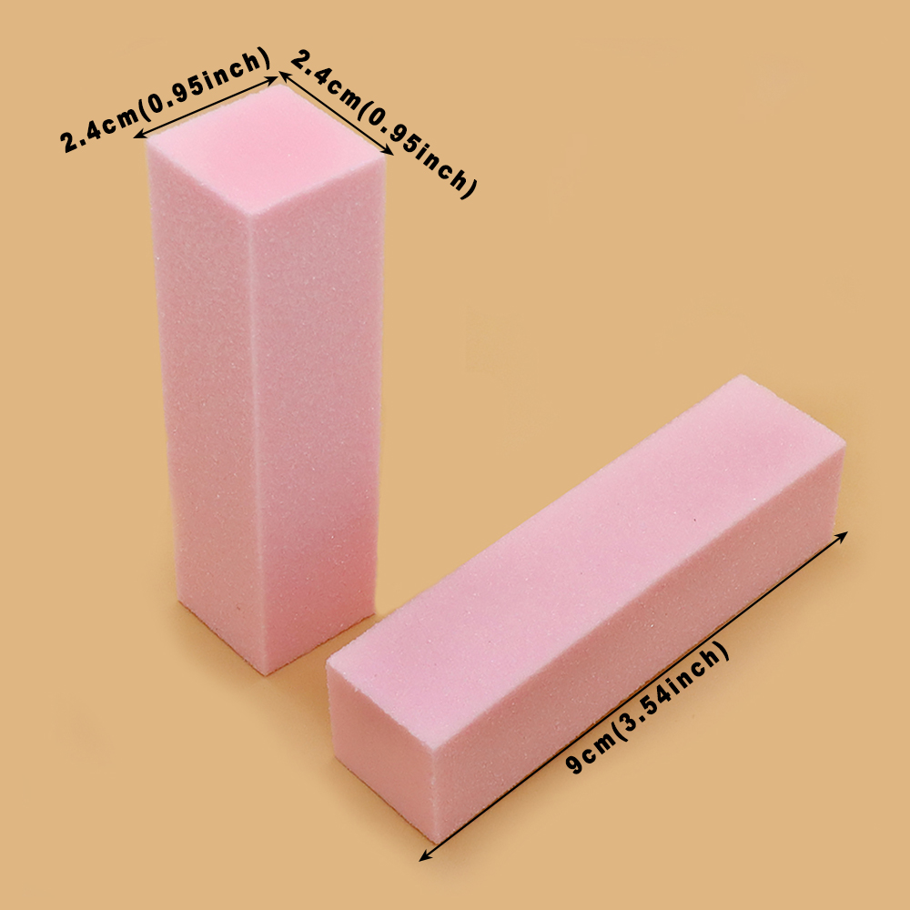 3/5/10pcs Sponge Nail Buffer S - Nail File Titanium 评论和价格