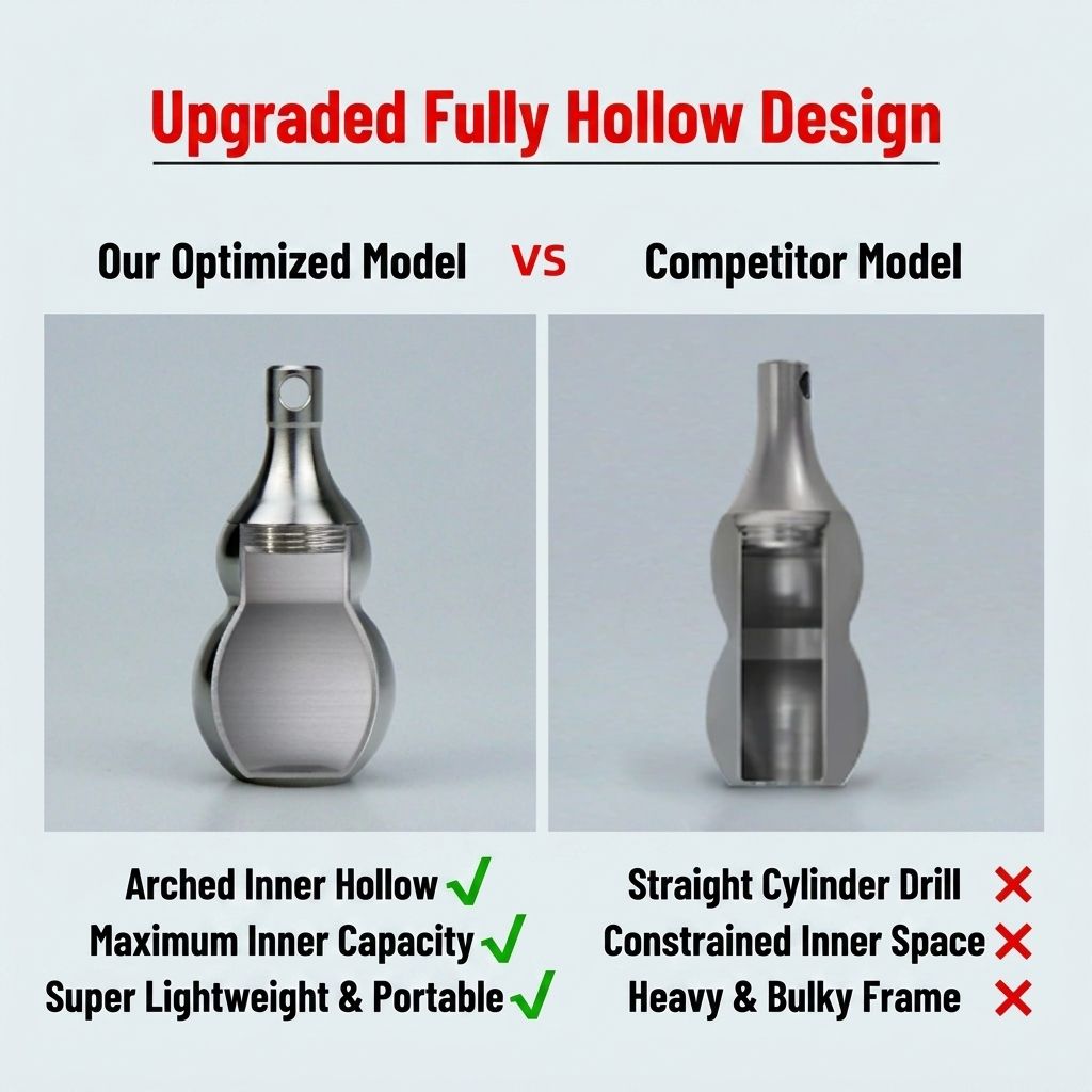 Tivosy Pure Titanium Lucky Gou - Pill Fob Capsule 评论和价格