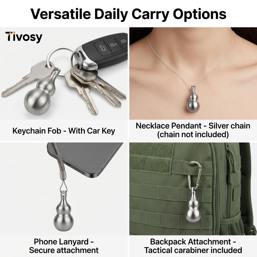Tivosy Pure Titanium Lucky Gou - Pill Fob Capsule 评论和价格