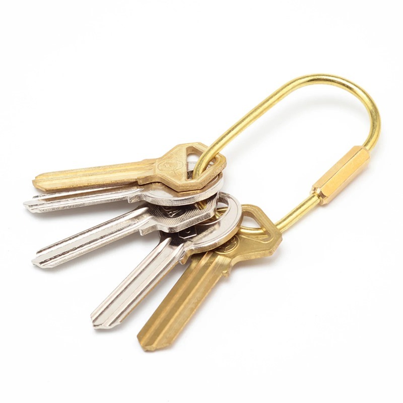Solid Brass Screw Keychain D-S - Edc Car Carry 评论和价格