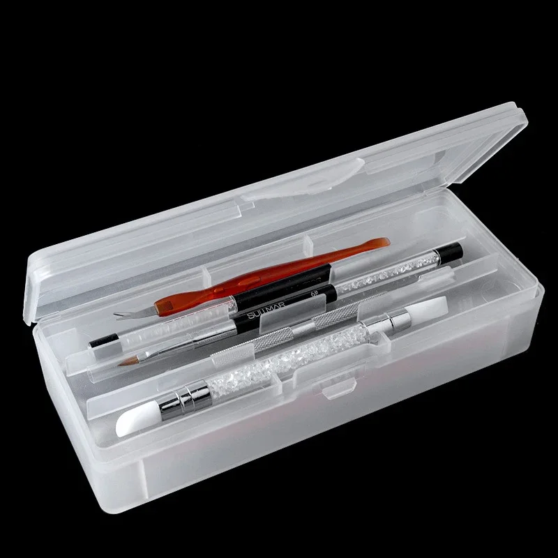 1Pc Rectangle Double-layer Nai - Nail File Titanium 评论和价格