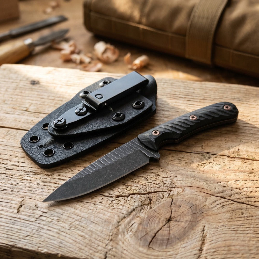 Full Tang Bushcraft Knife D2 B - Edc Concealed Carry Knife 评论和价格