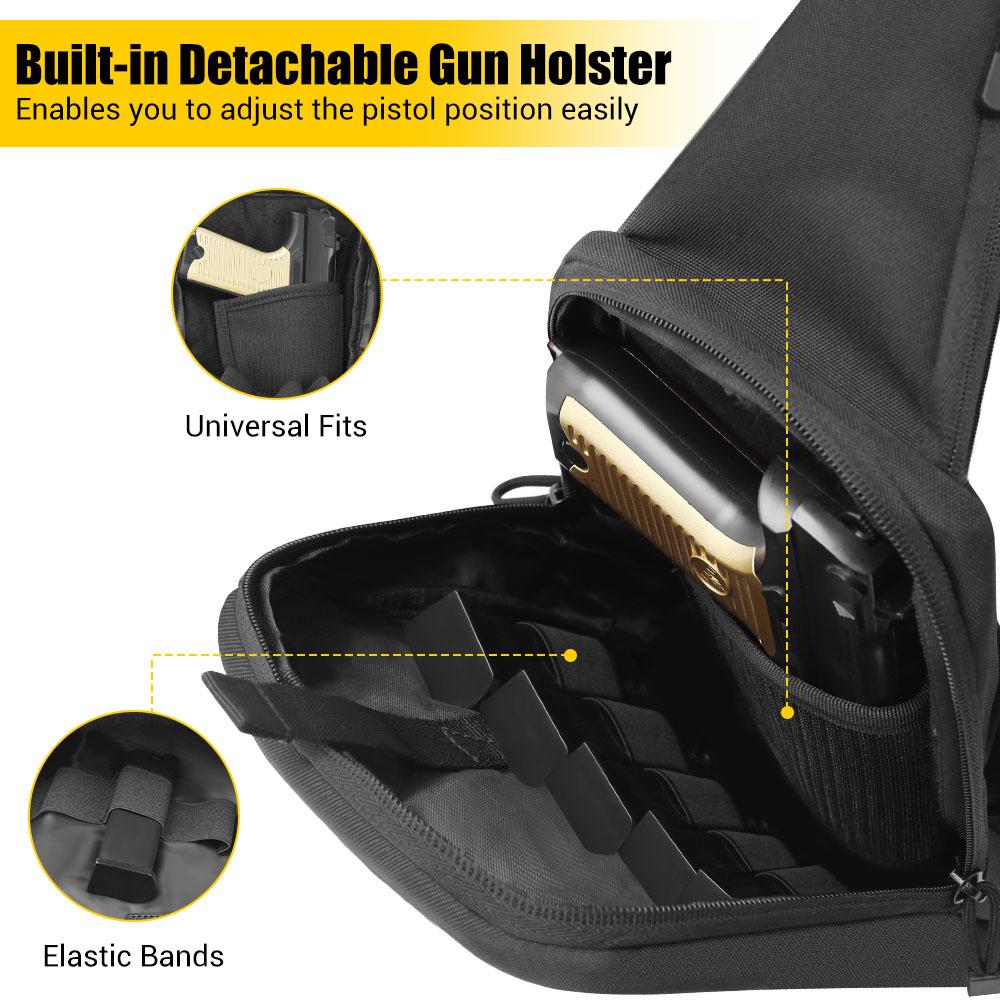 Tactical Pistol Gun Bag Concea - Edc Carry Handgun 评论和价格