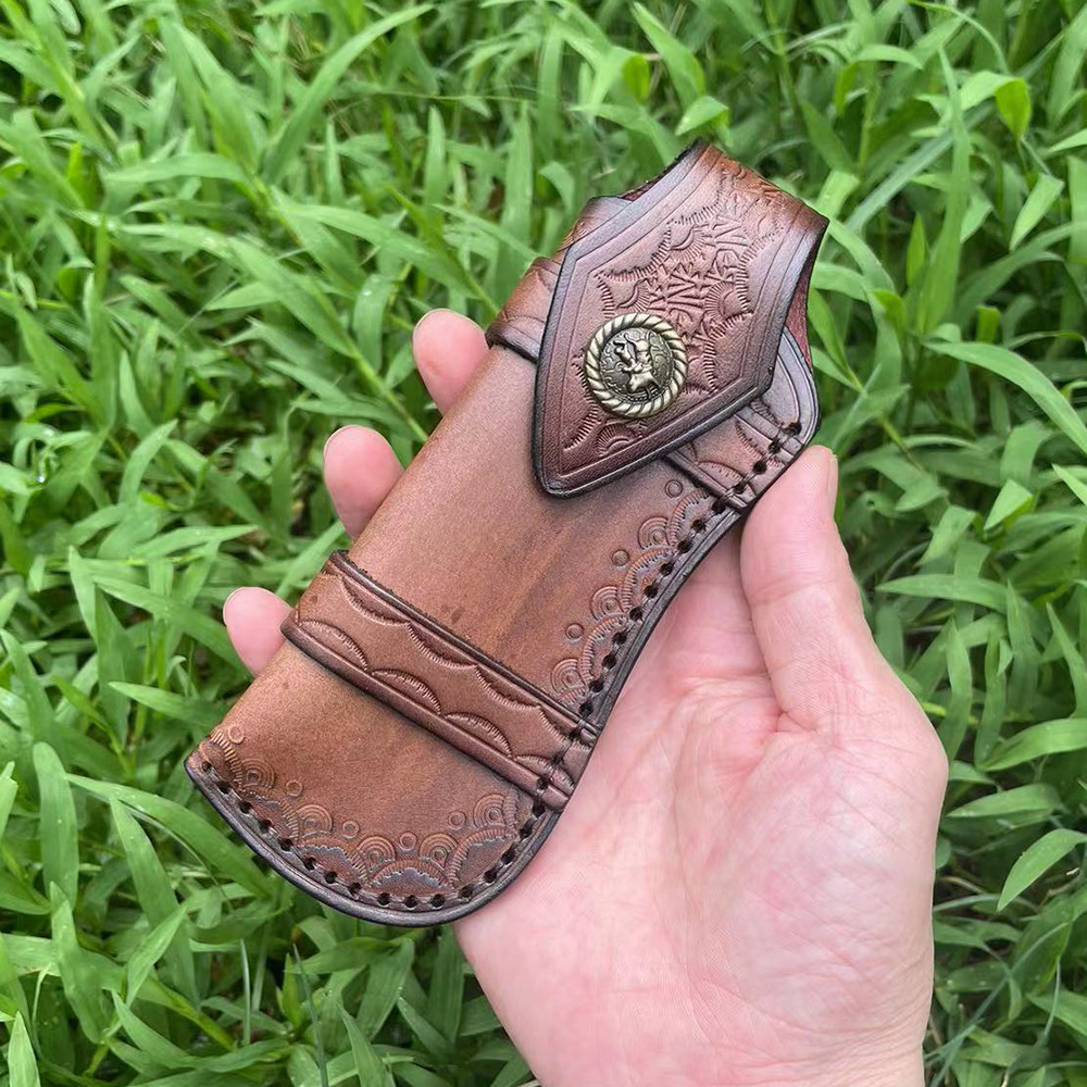 Large Size First Layer Cowhide - Edc Everyday Carry Knives 评论和价格