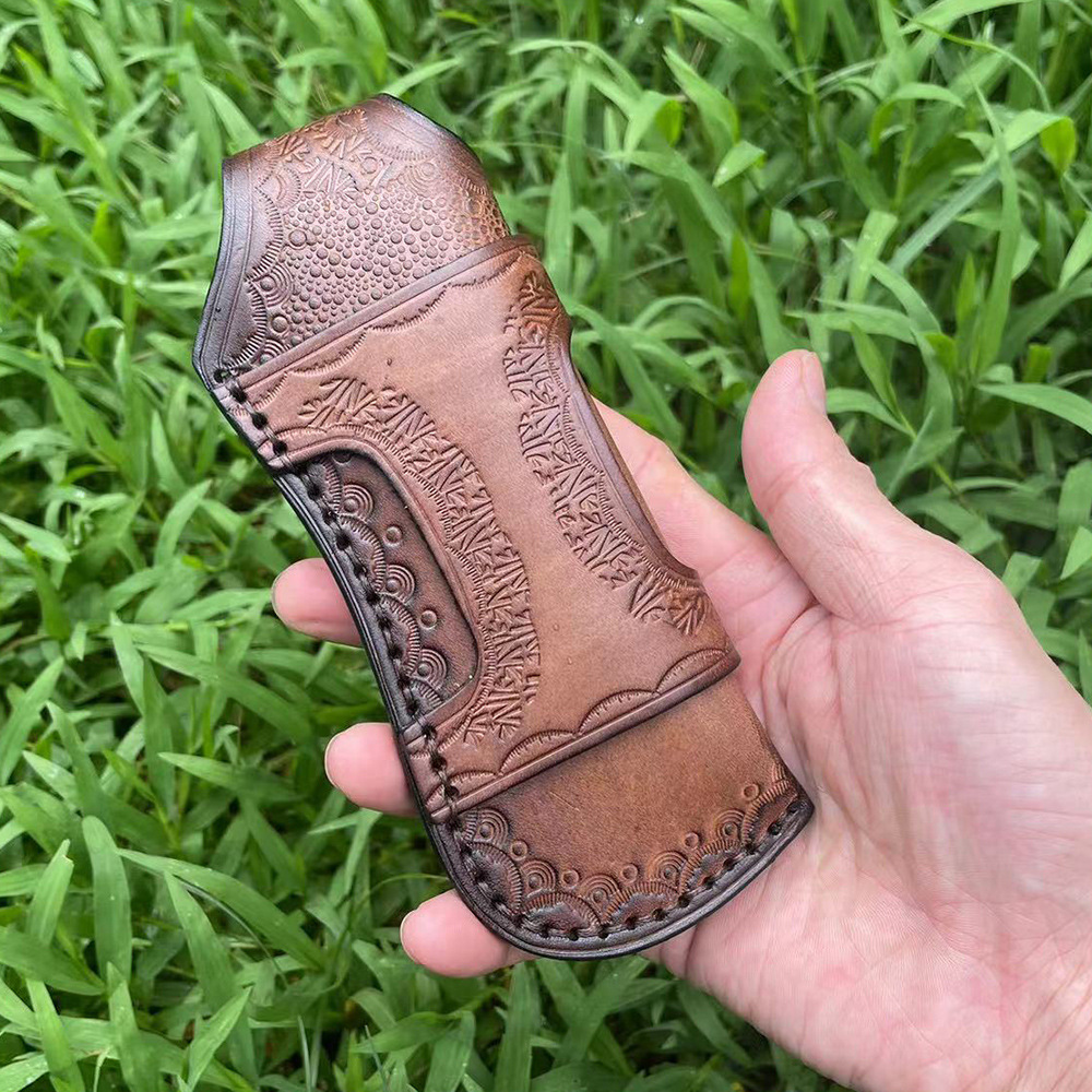Large Size First Layer Cowhide - Edc Everyday Carry Knives 评论和价格