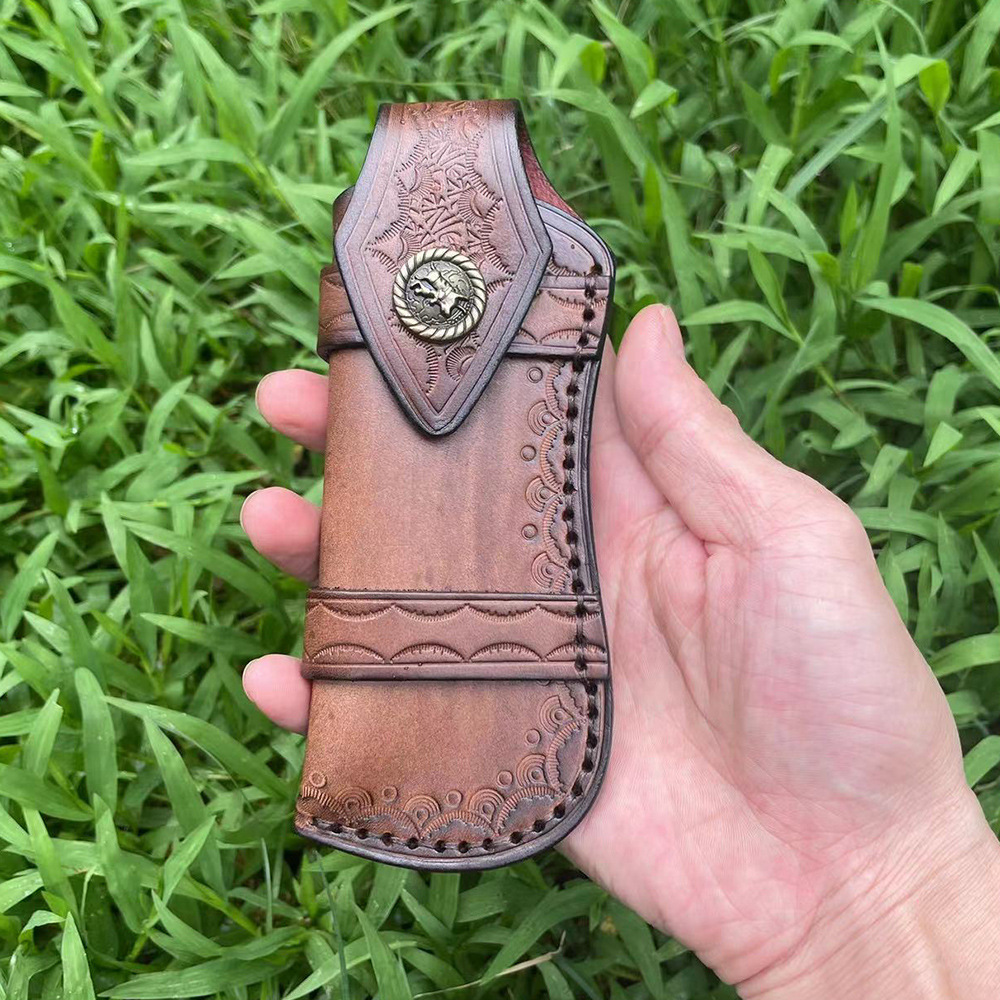 Large Size First Layer Cowhide - Edc Everyday Carry Knives 评论和价格