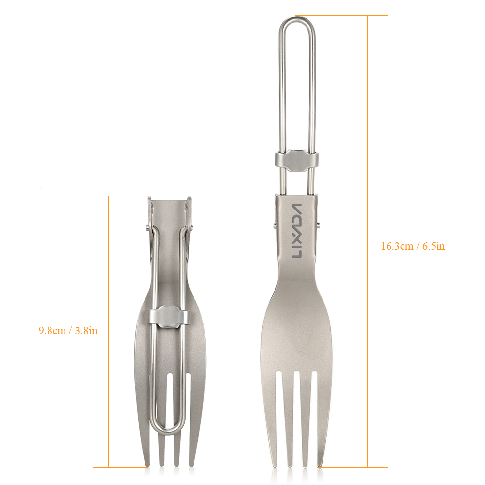 Lixada Titanium Folding Fork U - Edc Everyday Carry Knives 评论和价格