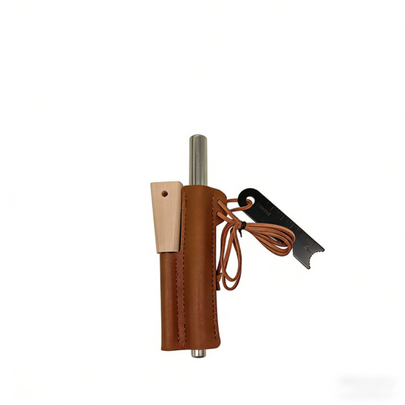 Leather Cover Outdoor Survival - Ferro Rod Striker 评论和价格