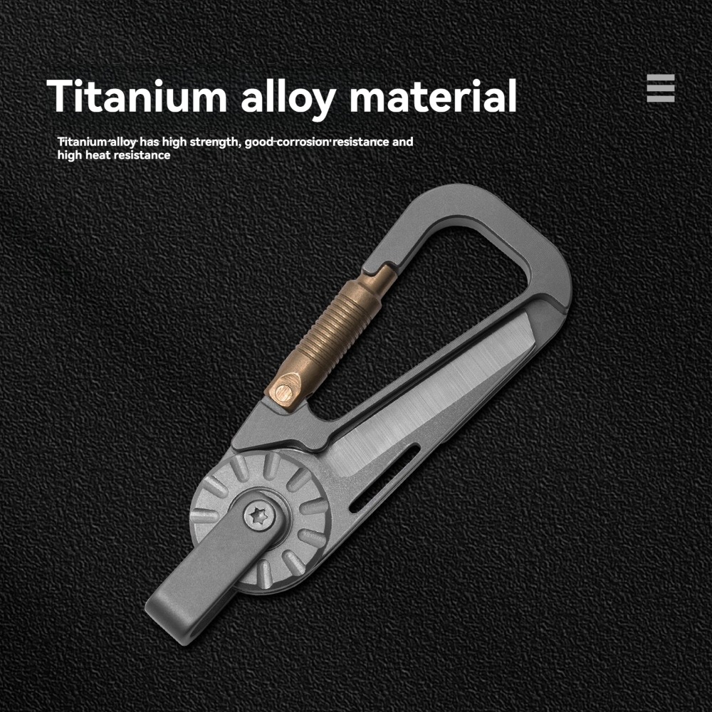 New Mini Titanium Alloy Keycha - Edc Car Carry 评论和价格