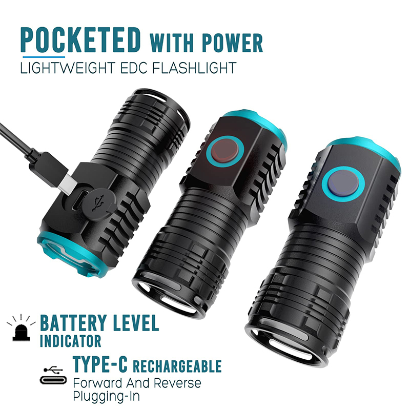 Type-C USB Rechargeable Pocket - Edc (Every Day Carry 评论和价格