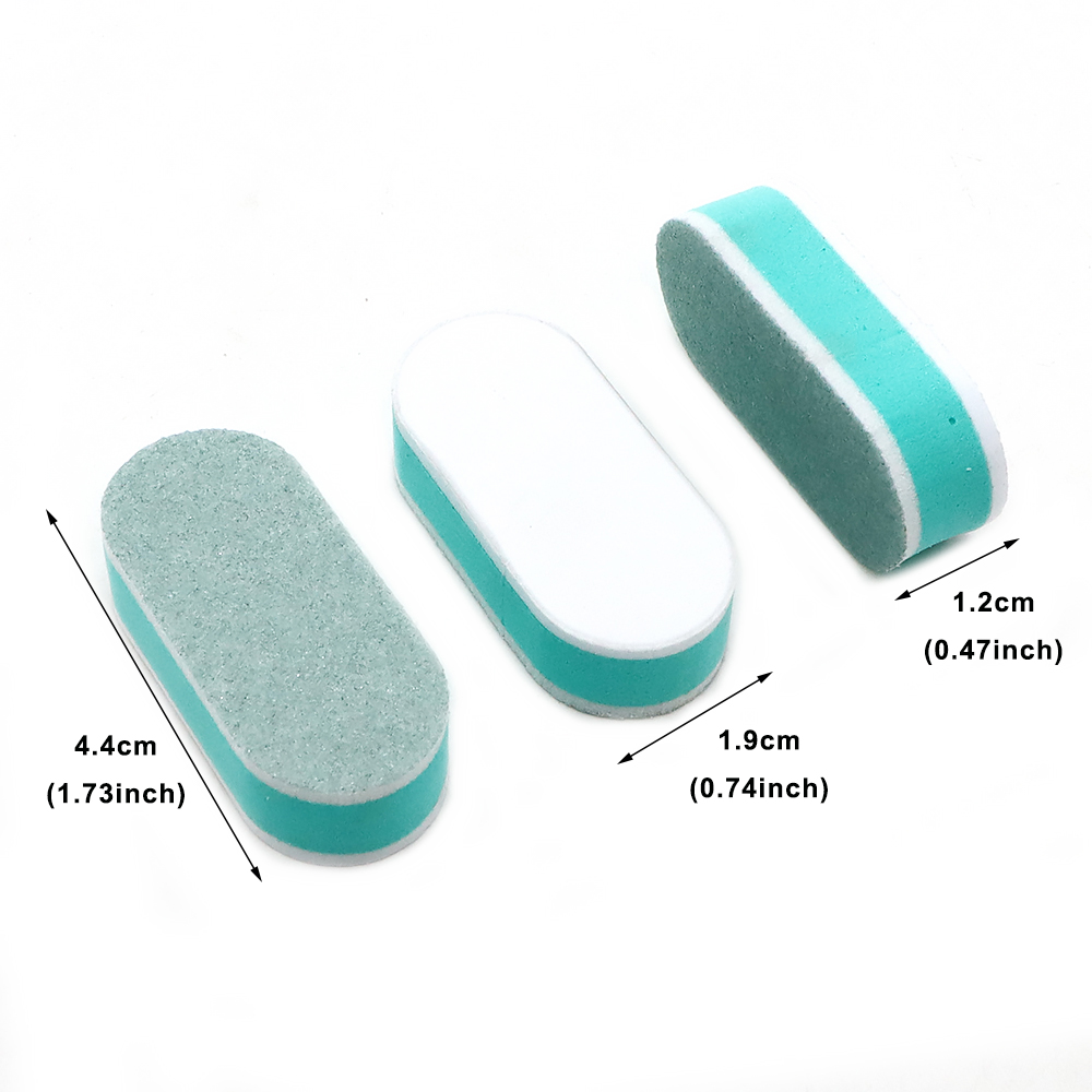 10/60/120pcs Mini Nail Buffer  - Nail File Titanium 评论和价格