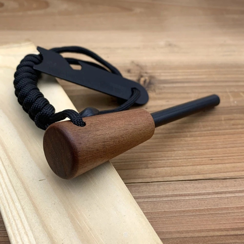 2-in-1 Bushcraft Magnesium Fir - Ferro Rod Striker 评论和价格