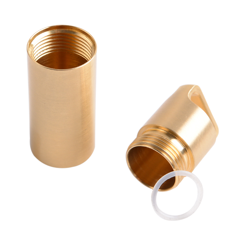 Brass Airtight Watertight Stor - Pill Fob Capsule 评论和价格