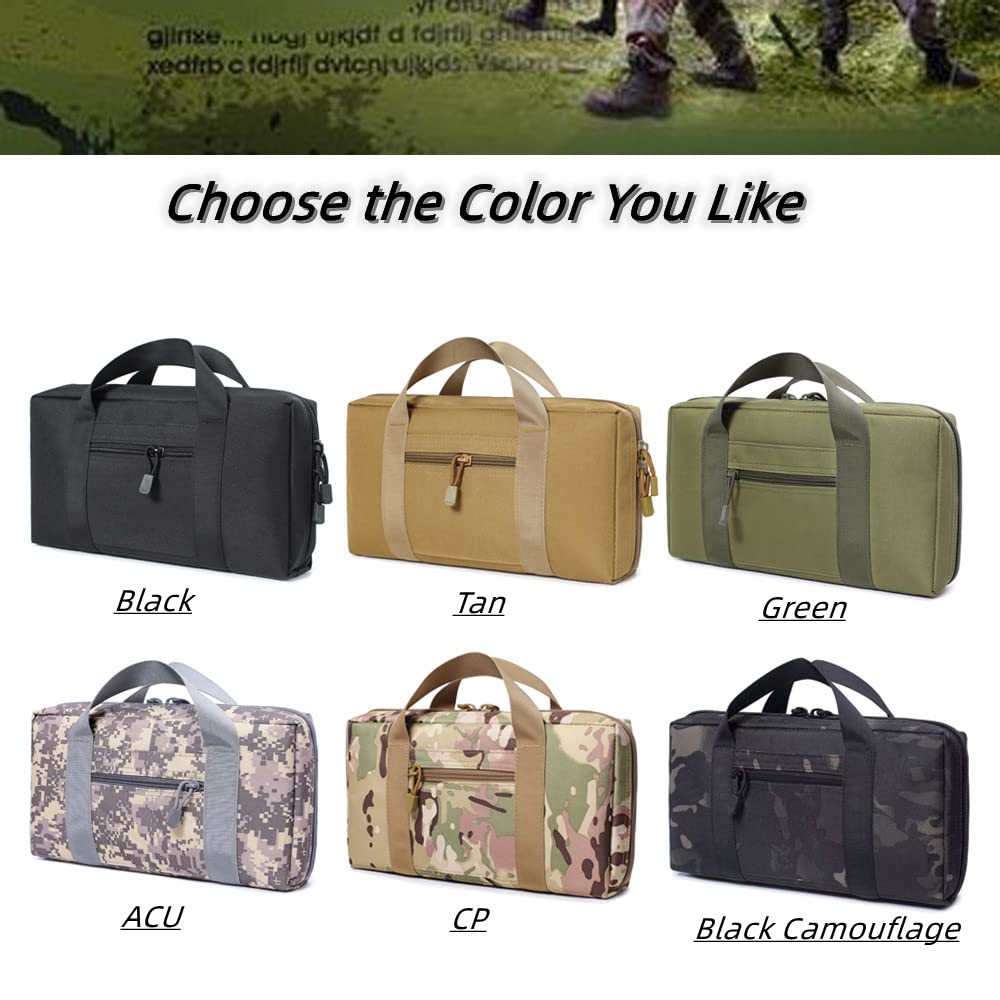 Tactical Pistol Range Bag Gun  - Edc Carry Handgun 评论和价格