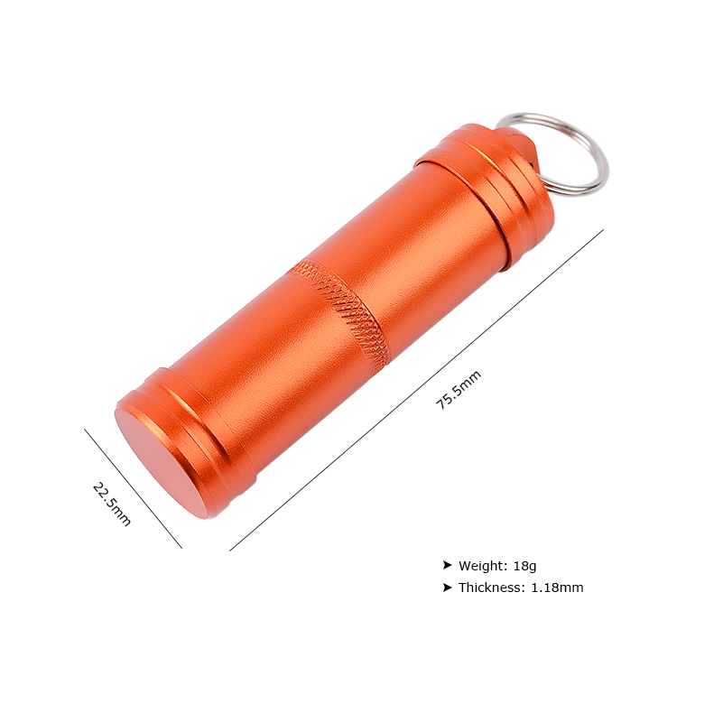 Waterproof Airtight Watertight - Pill Fob Capsule 评论和价格