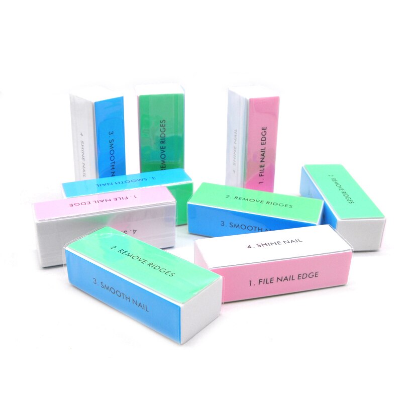 5pcs  Colorful Buffing Block 4 - Nail File Titanium 评论和价格
