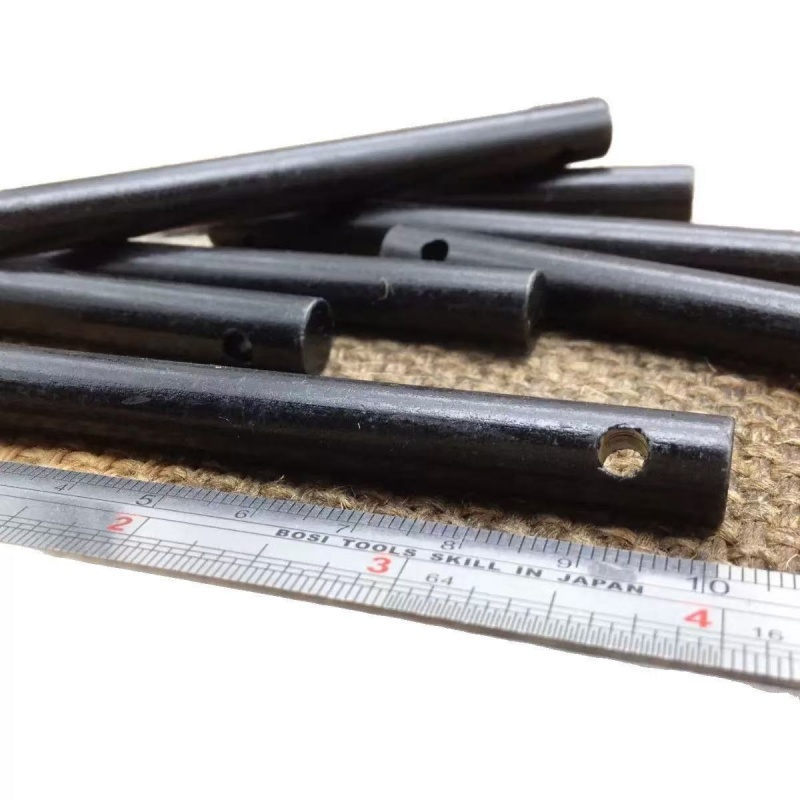 2PCS 8 * 80mm Perforated Campi - Ferro Rod Striker 评论和价格