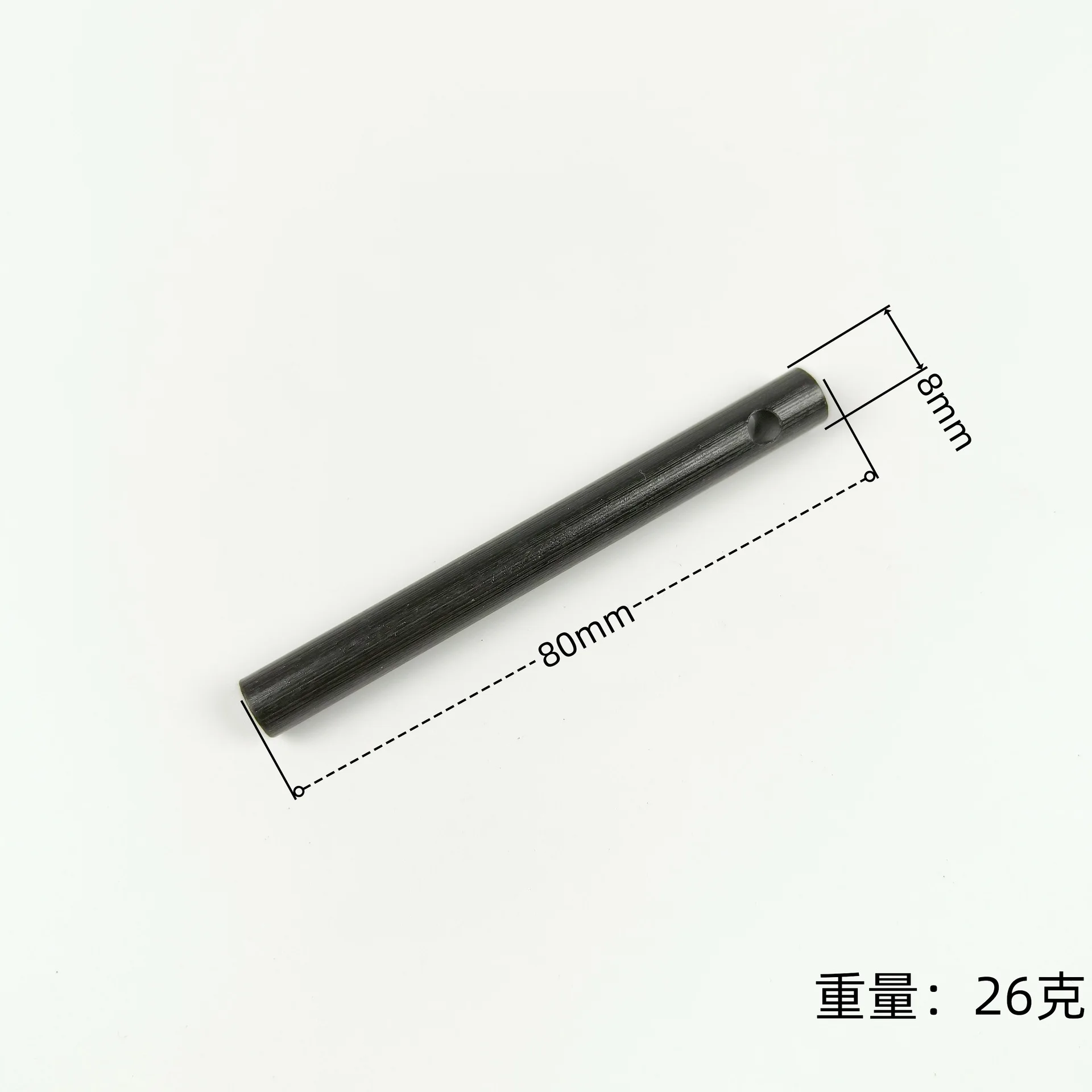 2PCS 8 * 80mm Perforated Campi - Ferro Rod Striker 评论和价格