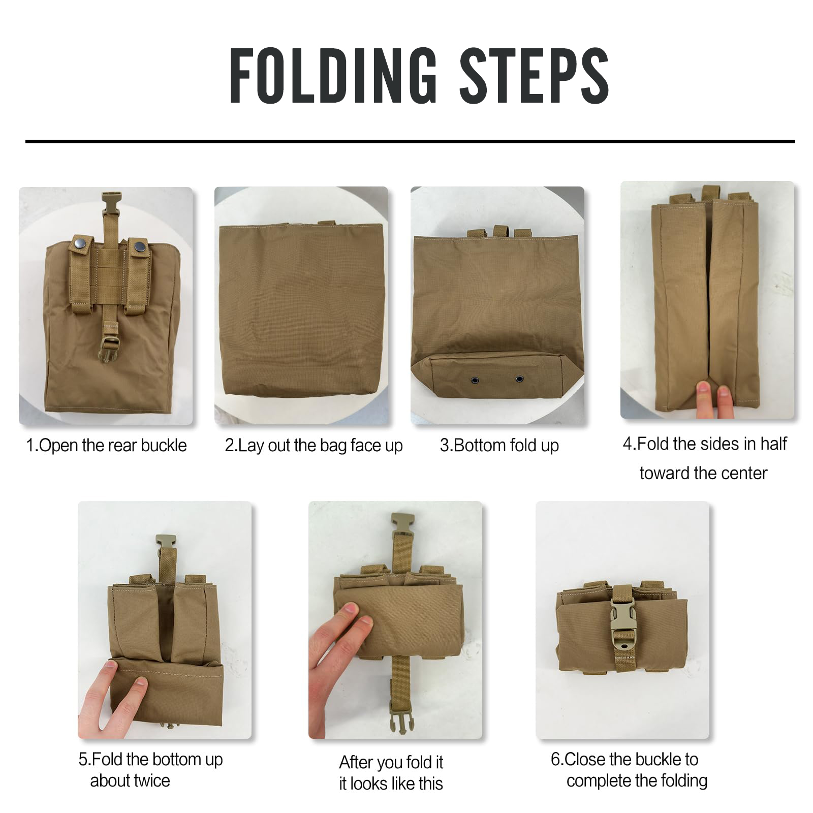 New Molle Folding Dump Drop Ma - Edc Everyday Carry 评论和价格