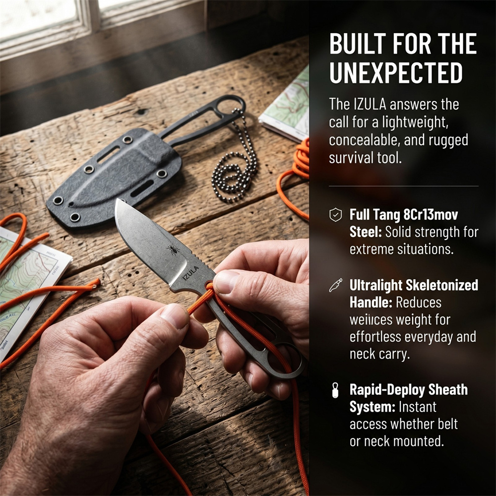 Daily Carry Full Tang Fixed Bl - Edc Concealed Carry Knife 评论和价格