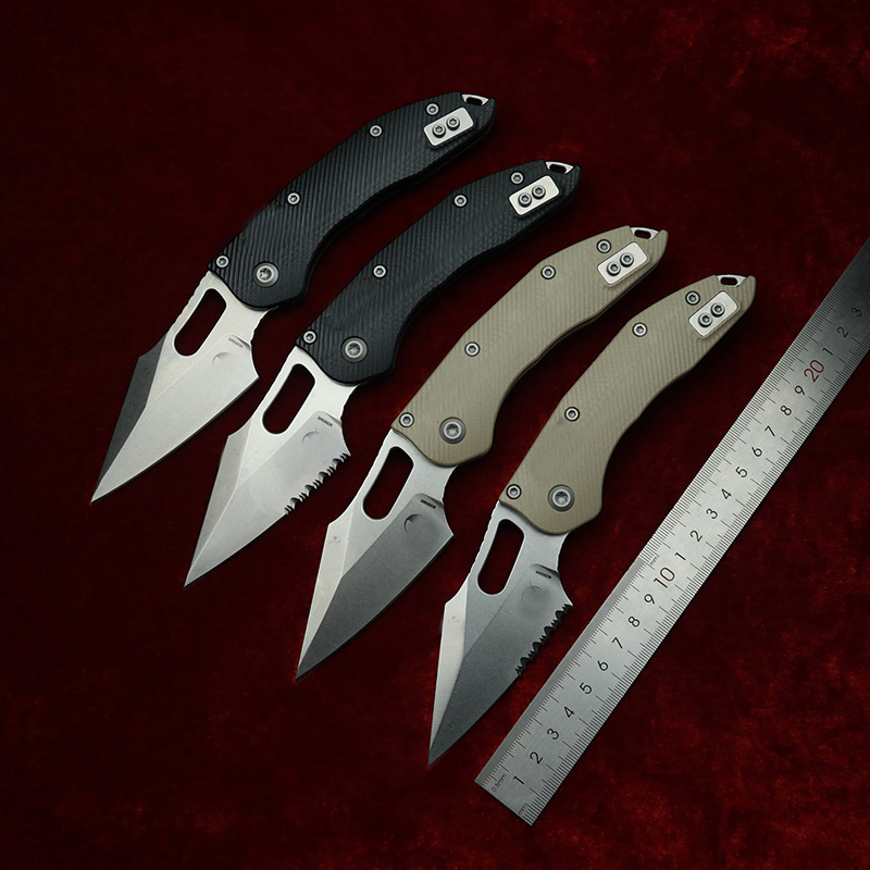 LEMIFSHE  Manual Stitch Textur - Edc Carry Pocket Knife 评论和价格