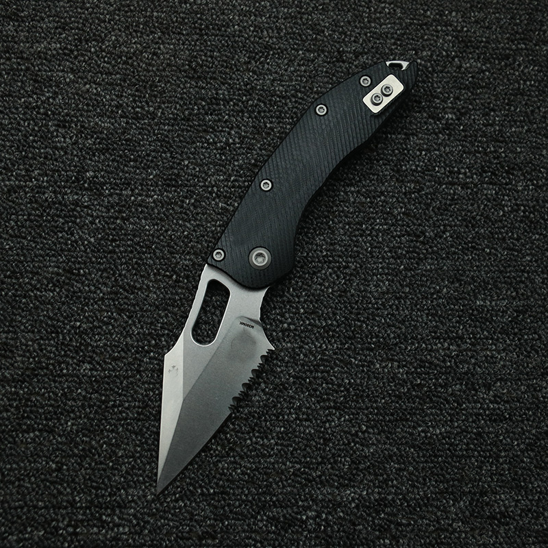 LEMIFSHE  Manual Stitch Textur - Edc Carry Pocket Knife 评论和价格