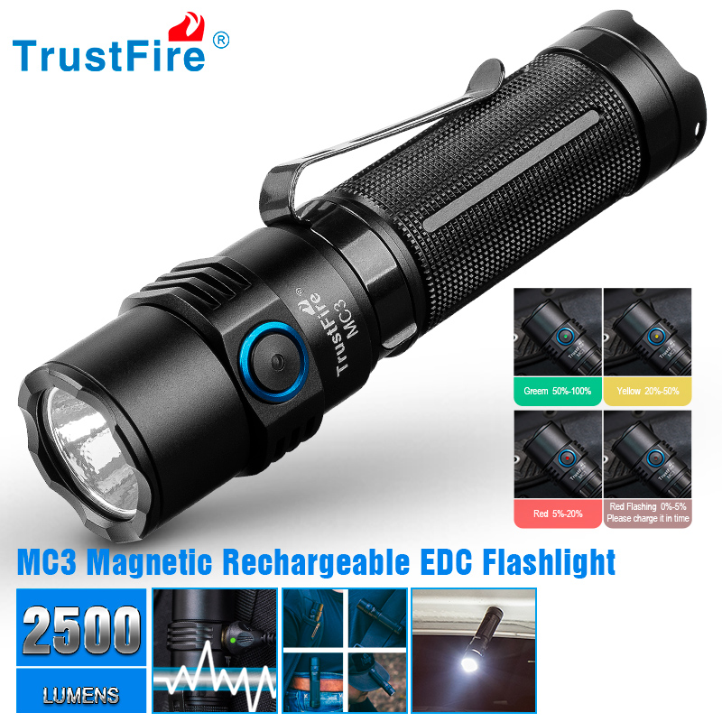 Trustfire Mc3 High Power Recha - Edc Car Carry 评论和价格