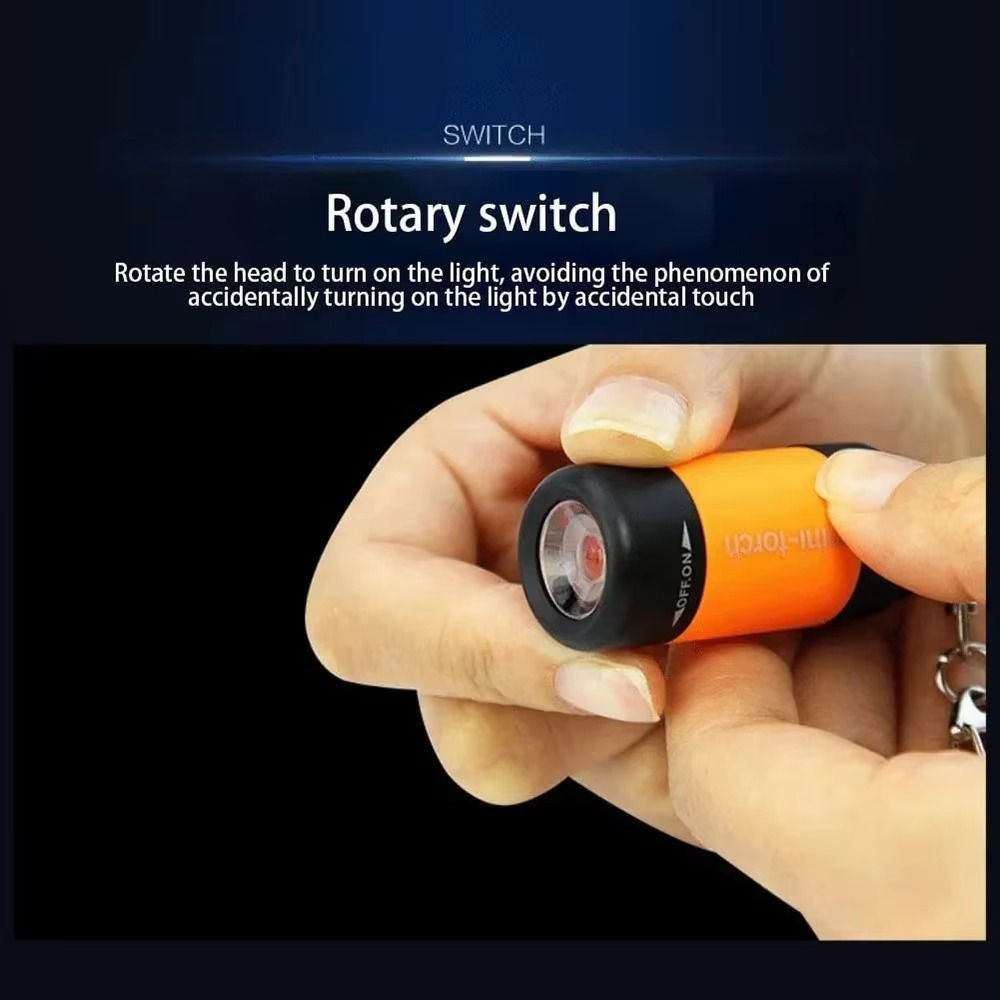 Mini Flashlight Keychain USB R - Edc Car Carry 评论和价格