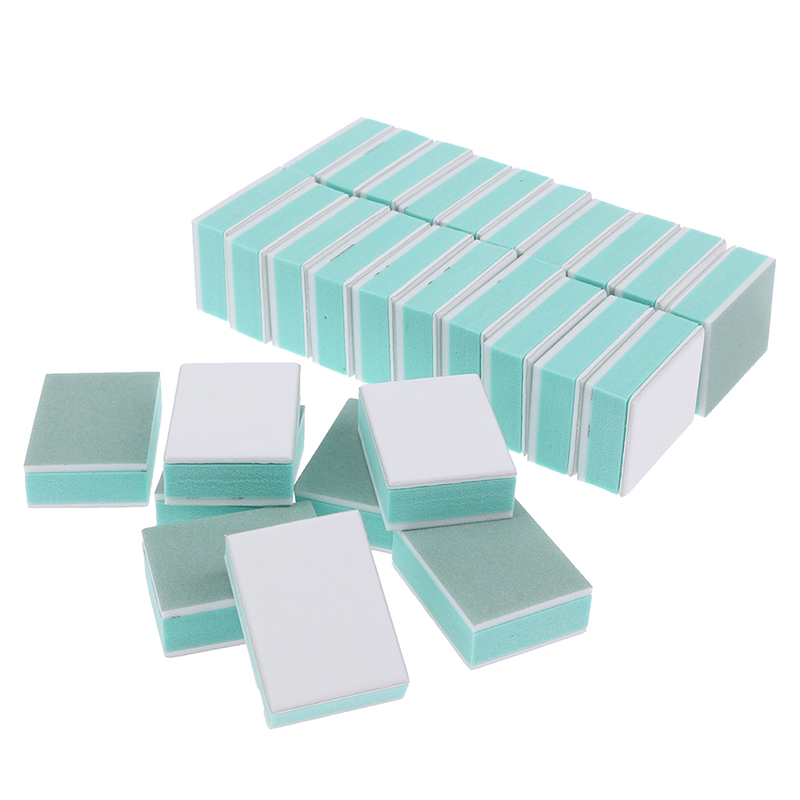 50 Pcs/lot Mini Nail Buffer Bl - Nail File Titanium 评论和价格