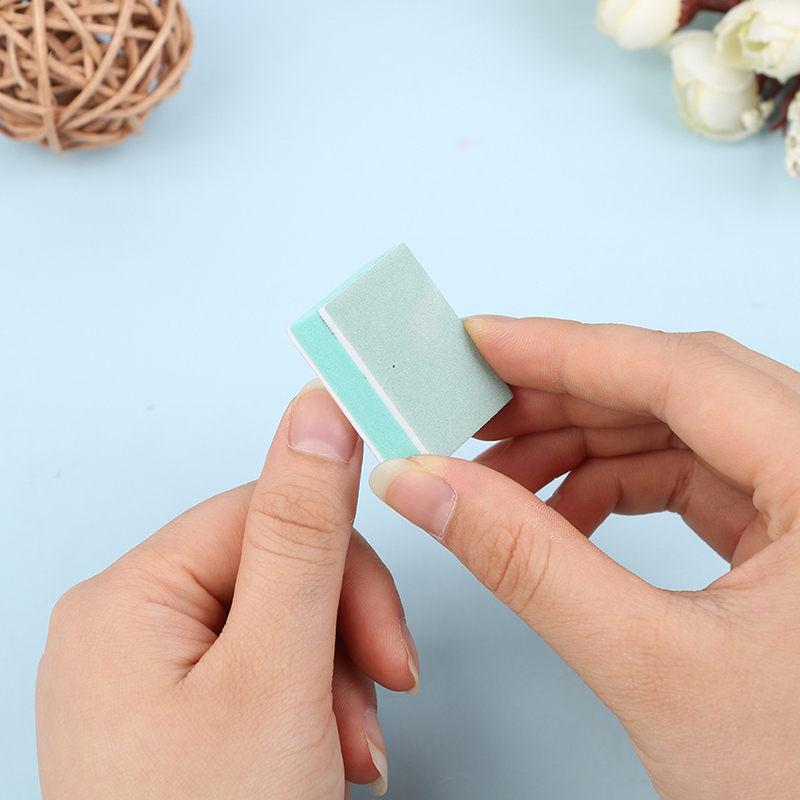 50 Pcs/lot Mini Nail Buffer Bl - Nail File Titanium 评论和价格