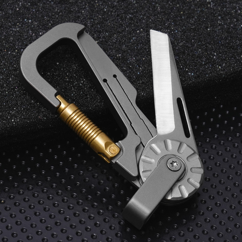 Titanium Alloy EDC Keychain Wi - Edc Car Carry 评论和价格