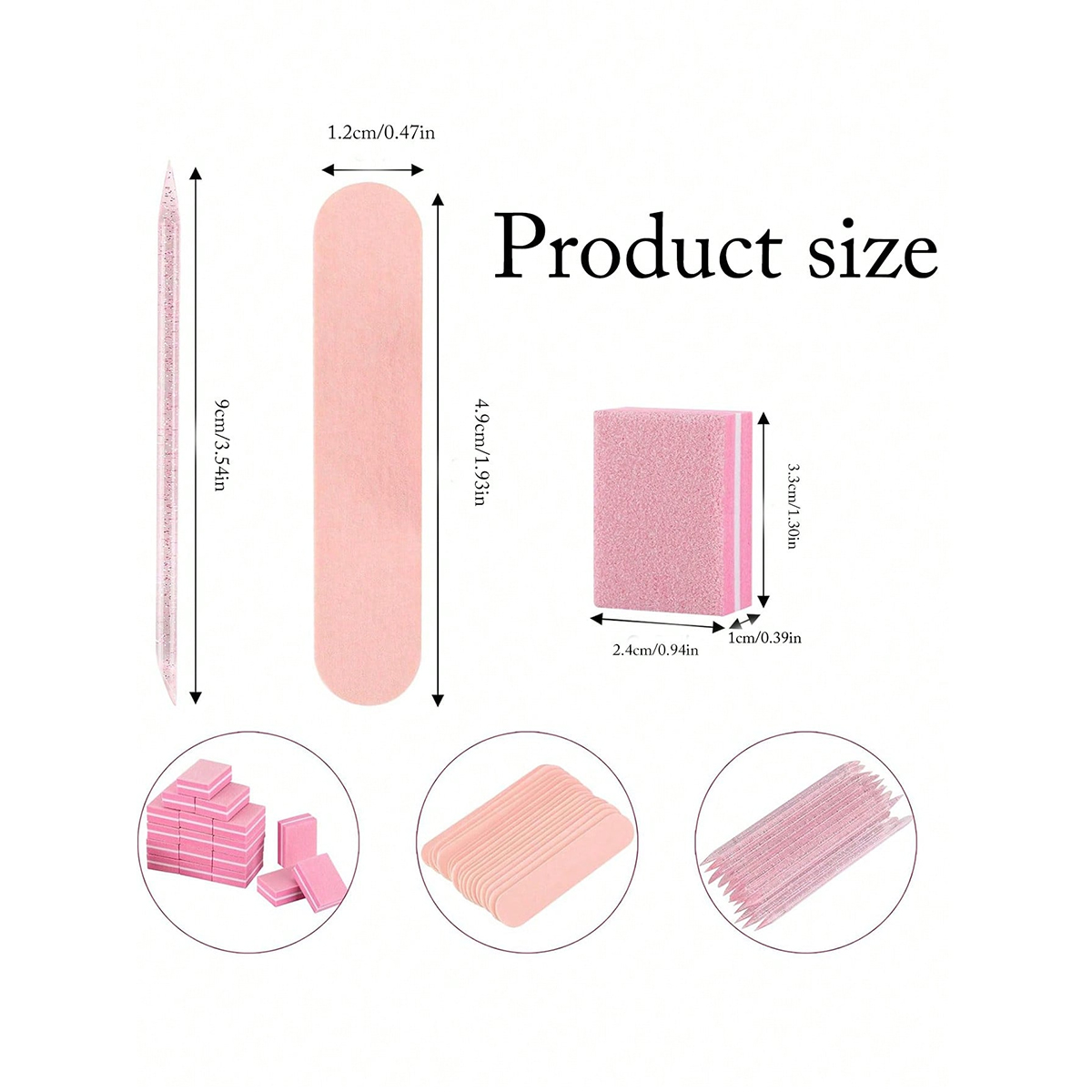 Manicure Kits, Individually Pa - Nail File Titanium 评论和价格