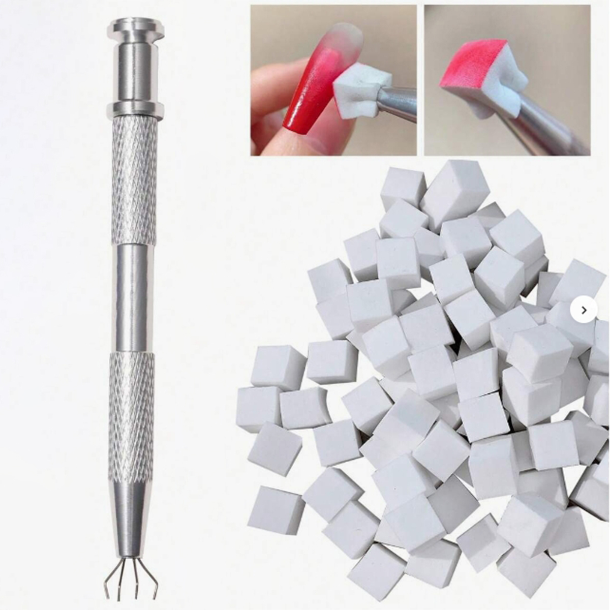 1set 100pcs Nail Care Gradual  - Nail File Titanium 评论和价格